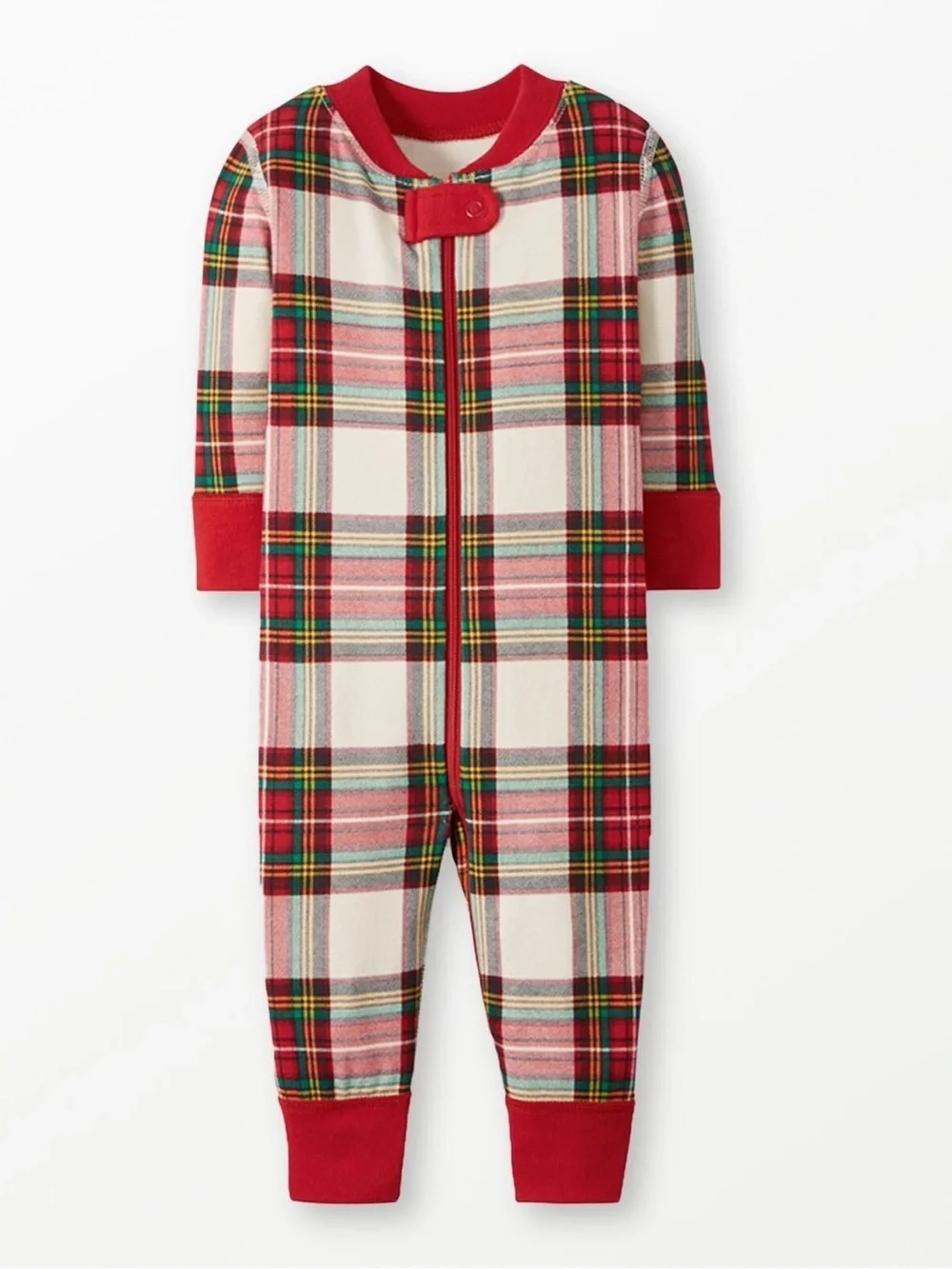 Hanna Andersson Baby Holiday Zip Sleeper Pajamas 6-12 Months